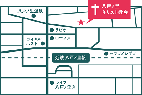 教会周辺地図